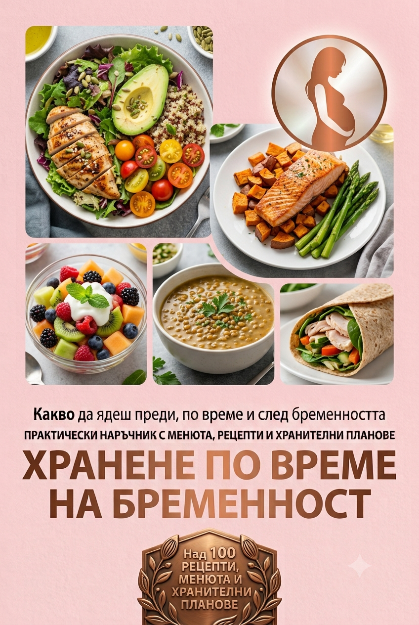 Хранене по време на бременност - Наръчник с менюра, рецепти и хранителни планове